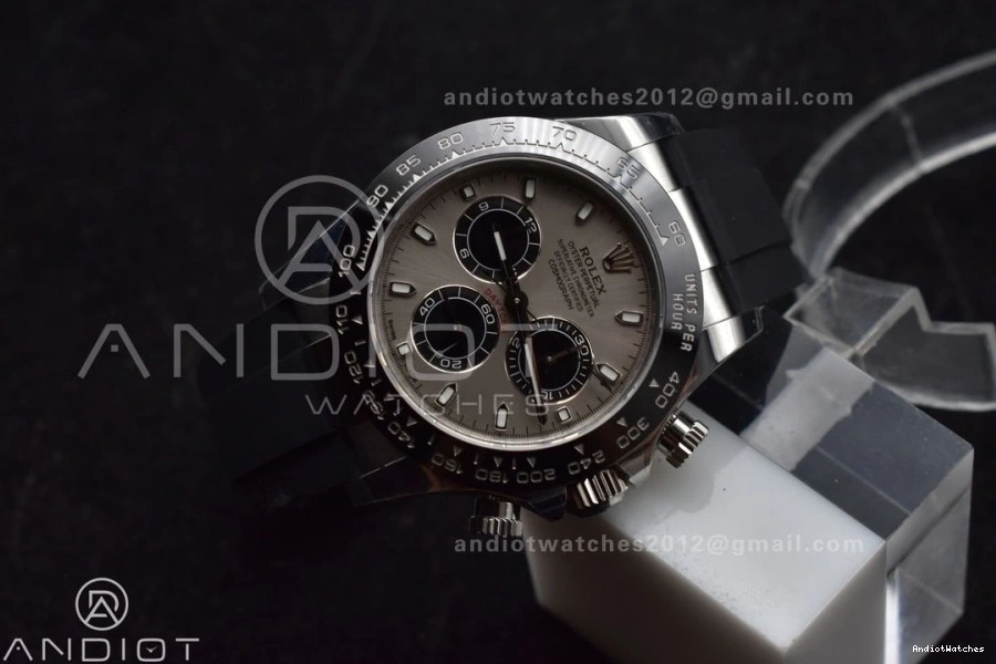 Strap FlexibleFit on Best DD Daytona VSF flex Oyster 904L Dial Steel 116519 Edition Gray 1:1 775 1021